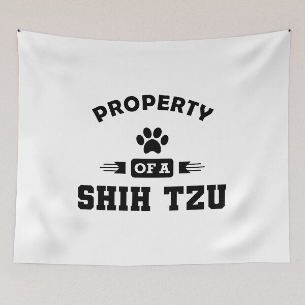 Item preview, Property Of A Shih Tzu Paw Print Graphic designed and sold by GiaoCalonas.