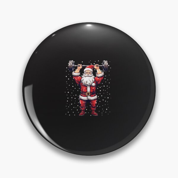 Item preview, Funny Santa Claus Weightlifting Christmas Bodybuilding Fitness Design designed and sold by kiralynstration.
