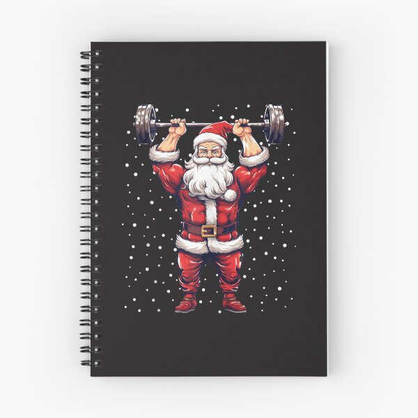 Item preview, Funny Santa Claus Weightlifting Christmas Bodybuilding Fitness Design designed and sold by kiralynstration.