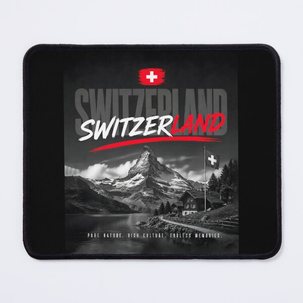 Item preview, Switzerland Modern Travel Art designed and sold by EdwinkOne.