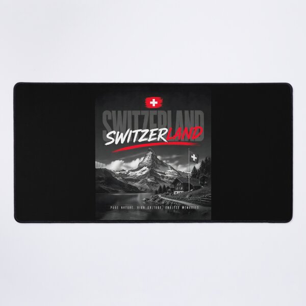 Item preview, Switzerland Modern Travel Art designed and sold by AtuqStudio.