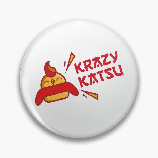 Item preview, Krazy Katsu Cute Yellow Chicken Mascot Logo designed and sold by Aaronpolt.
