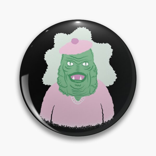 Item preview, Monster In Pink Beret Cute Creature Spooky Glamor Illustration designed and sold by ChromaFeed.