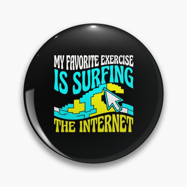 Item preview, Funny Internet Surfer Retro Wave Tee JUL-181 designed and sold by noberic.