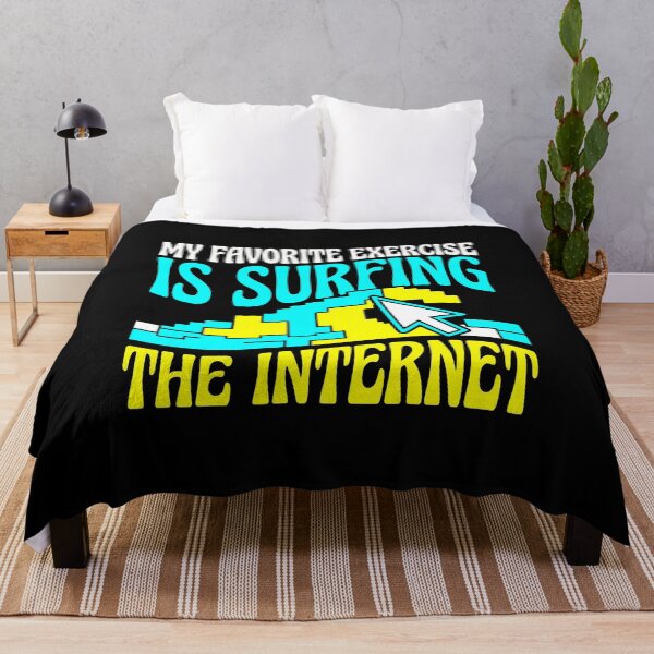 Item preview, Funny Internet Surfer Retro Wave Tee JUL-181 designed and sold by noberic.