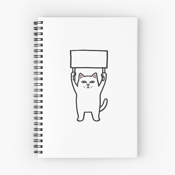 Item preview, Blank Protest Sign Cat designed and sold by GoverArt.