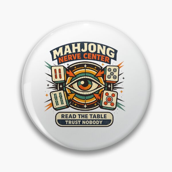 Item preview, Mahjong Nerve Center – Read The Table Trust Nobody designed and sold by Concrete Coffee Studio.