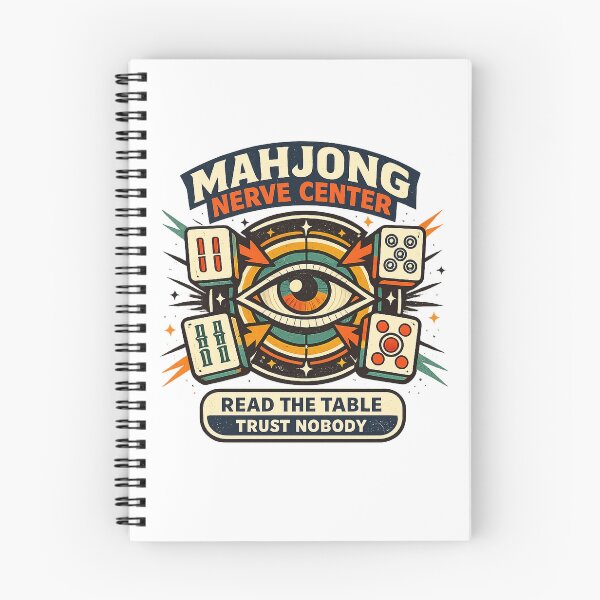 Item preview, Mahjong Nerve Center – Read The Table Trust Nobody designed and sold by Concrete Coffee Studio.