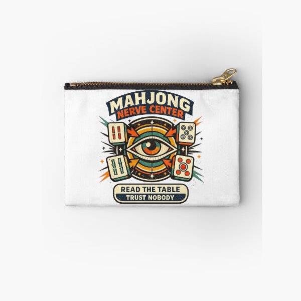 Item preview, Mahjong Nerve Center – Read The Table Trust Nobody designed and sold by Concrete Coffee Studio.