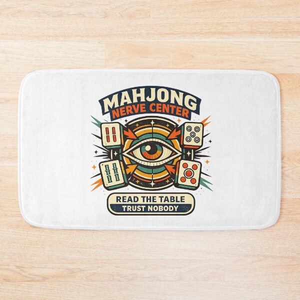 Item preview, Mahjong Nerve Center – Read The Table Trust Nobody designed and sold by Concrete Coffee Studio.