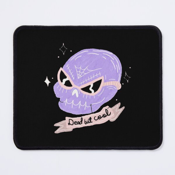 Item preview, Dead But Cool Purple Skull Wearing Sunglasses Illustration designed and sold by ChromaFeed.