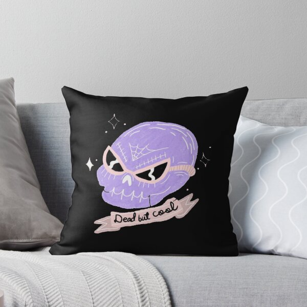 Item preview, Dead But Cool Purple Skull Wearing Sunglasses Illustration designed and sold by ChromaFeed.