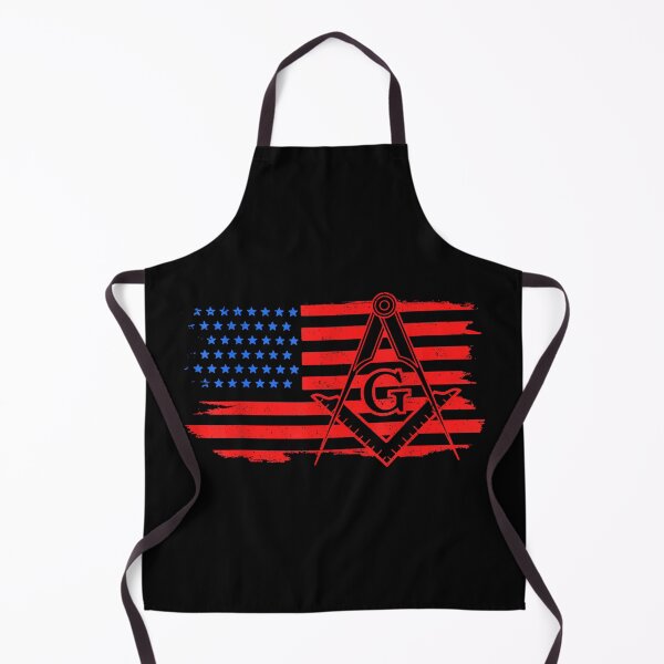 Item preview, Mason Masonic US Flag Square designed and sold by CherylCGarrison.