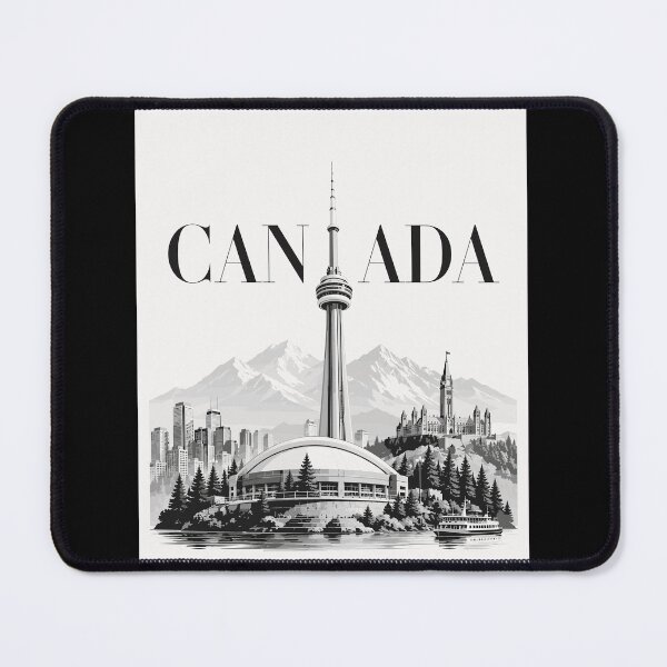 Item preview, Canada CN Tower and Mountains designed and sold by AtuqStudio.