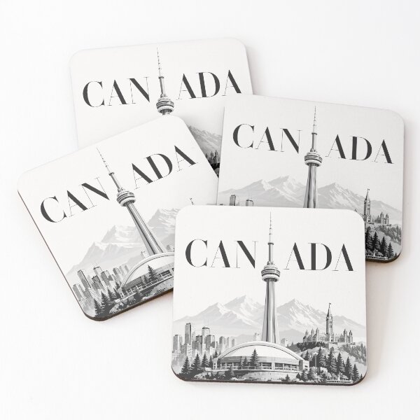 Item preview, Canadá Torre CN y Montañas designed and sold by EdwinkOne.