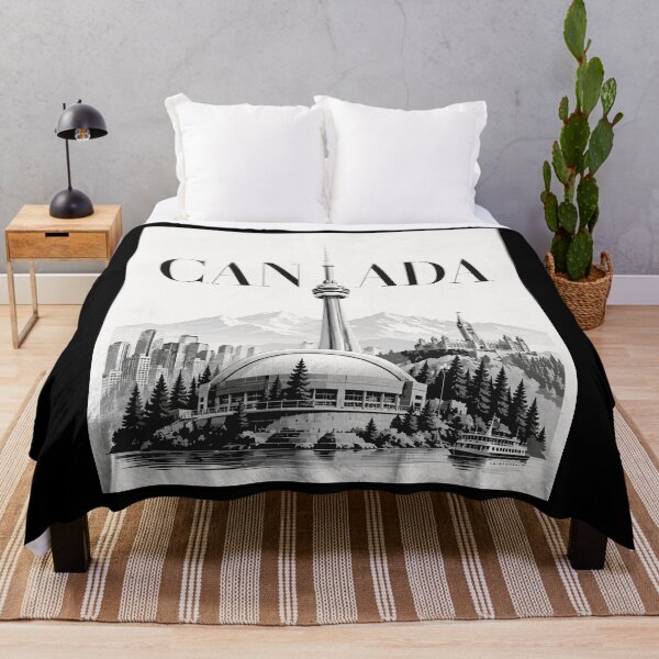 Item preview, Canada CN Tower and Mountains designed and sold by AtuqStudio.