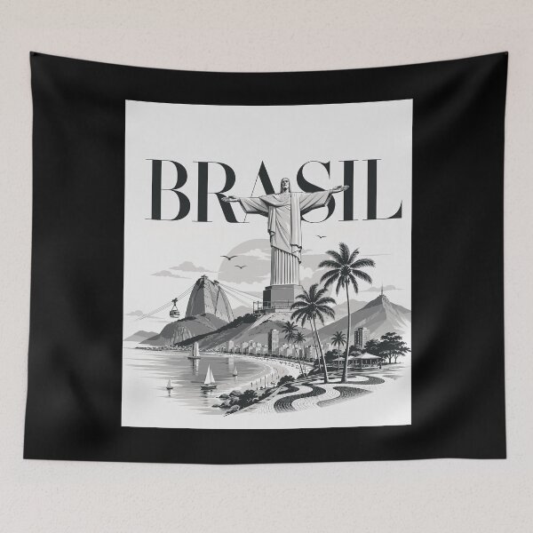 Item preview, Brazil Christ the Redeemer Copacabana designed and sold by EdwinkOne.