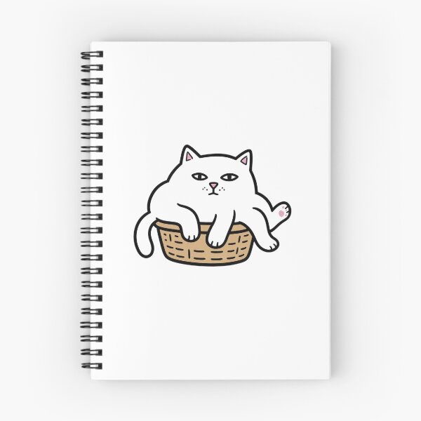 Item preview, Cat Squeezed Into Basket designed and sold by GoverArt.