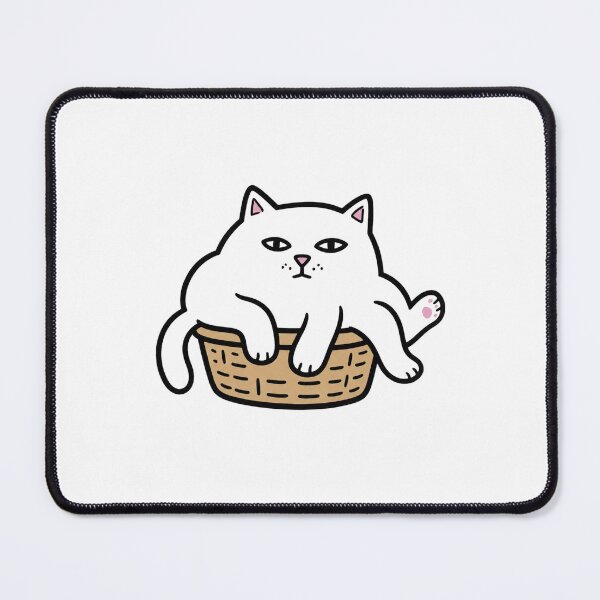 Item preview, Cat Squeezed Into Basket designed and sold by GoverArt.