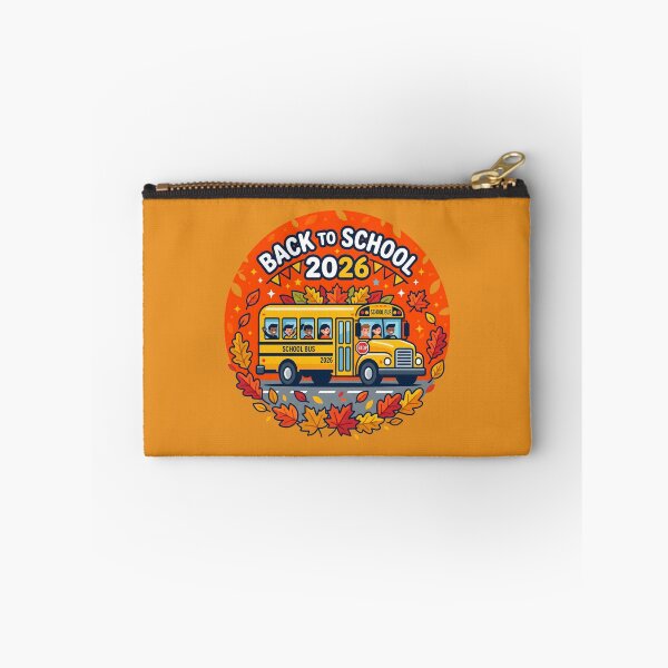 Item preview, Back to School Bus 2026 Autumn Leaves Banner designed and sold by SplashTastic.