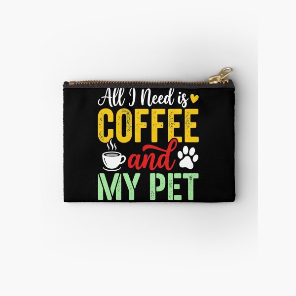 Item preview, Coffee and My Pet Vintage Quote Design designed and sold by OlyvieArt.
