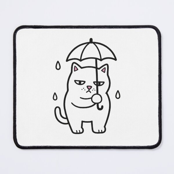 Item preview, Rainy Day Umbrella Cat designed and sold by GoverArt.