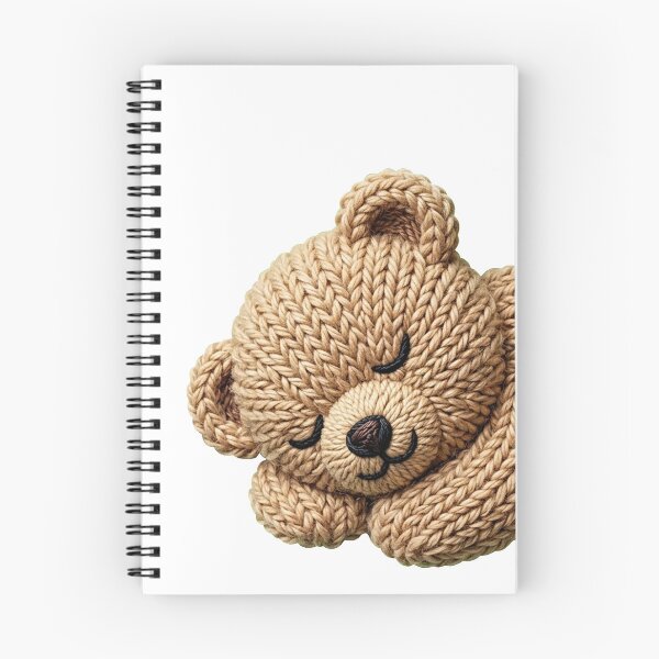 Item preview, Cute Sleeping Knitted Teddy Bear designed and sold by TOM JACK.