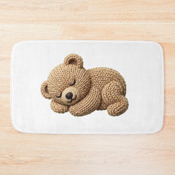 Item preview, Cute Sleeping Knitted Teddy Bear designed and sold by TOM JACK.