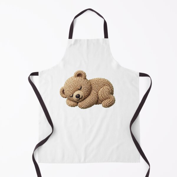 Item preview, Cute Sleeping Knitted Teddy Bear designed and sold by TOM JACK.
