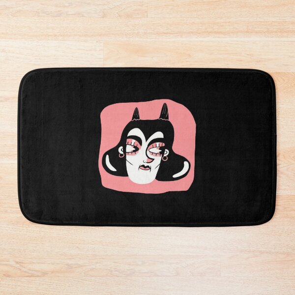 Item preview, Wicked Wink Cute Gothic Vampire Girl Pink Background designed and sold by ChromaFeed.