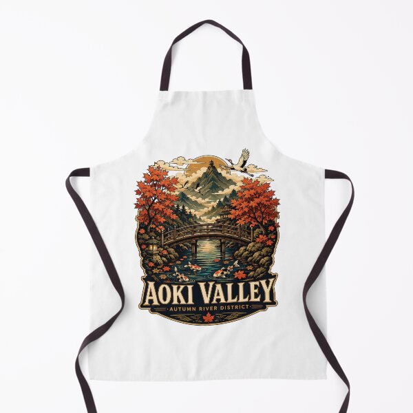 Item preview, Aoki valley japan, autumn river district art designed and sold by trendie-tees.