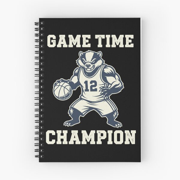 Item preview, Game Time Champion Badger Basketball designed and sold by sportfantees.