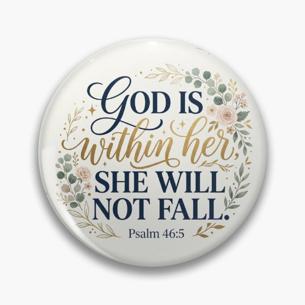 Item preview, Empowered Grace: Psalm 46:5 Typography Art designed and sold by El-Bethel23.