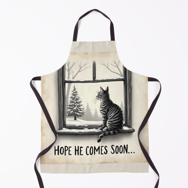 Item preview, Nostalgic Waiting Cat Art Print: Heartwarming Loyalty Pet Remembrance Banner designed and sold by Creative-RE.