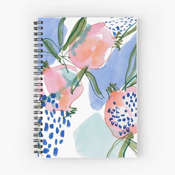 Item preview, Watercolor Pomegranates on Blue designed and sold by Ramona-Gliga.