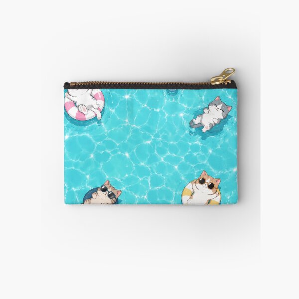 Item preview, Summer Swimming Pool Cute Cats Decor designed and sold by bosamji.