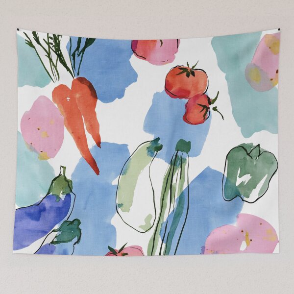Item preview, Garden Vegetables Watercolor Study designed and sold by Ramona-Gliga.