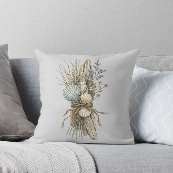 Item preview, Vintage Seashell & Driftwood Botanical Bouquet designed and sold by Ortsas.