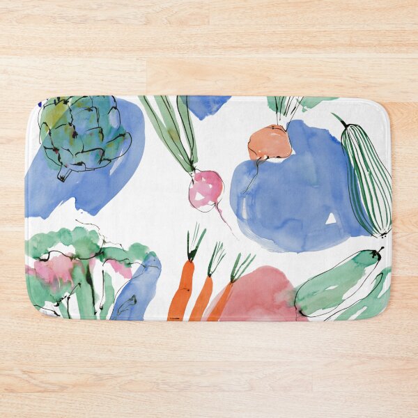 Item preview, Summer Vegetable Watercolor on Pastel designed and sold by Ramona-Gliga.