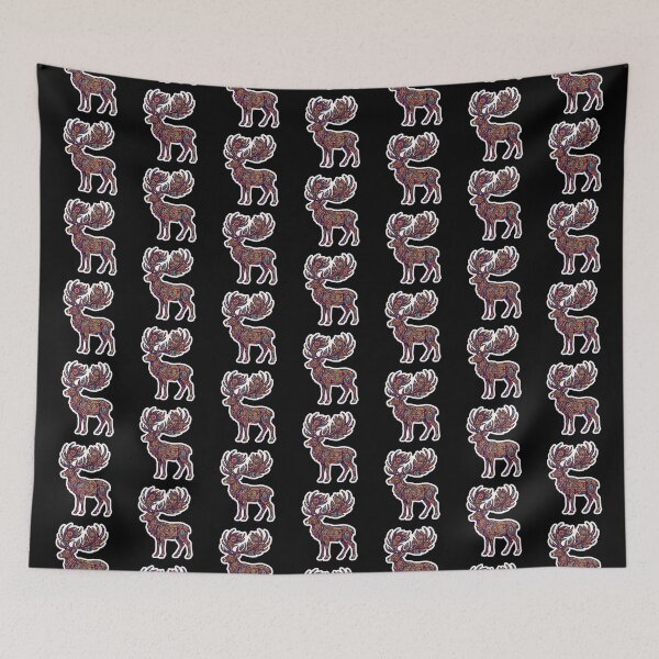 Item preview, Colorful Geometric Deer Sticker | Psychedelic Stag Art Design designed and sold by Bhaskar Digital Art.