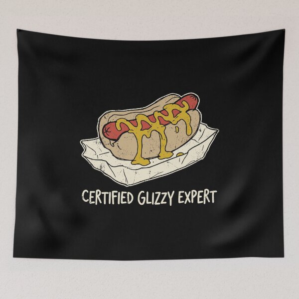 Item preview, Certified Glizzy Expert Food Humor Tee JUL-173 designed and sold by noberic.