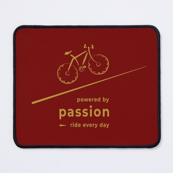 Item preview, Minimalist Bicycle Line Art | Powered by Passion Ride Every Day Cycling Apparel & Gift designed and sold by unique art and design.