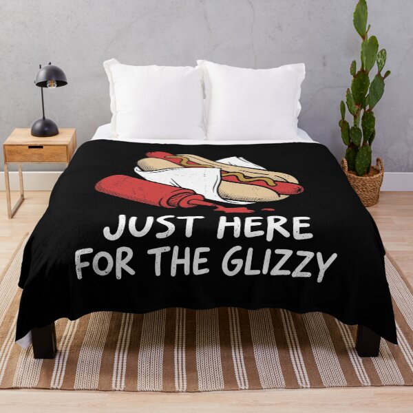 Item preview, Just Here For The Glizzy Funny Meme Tee JUL-174 designed and sold by noberic.