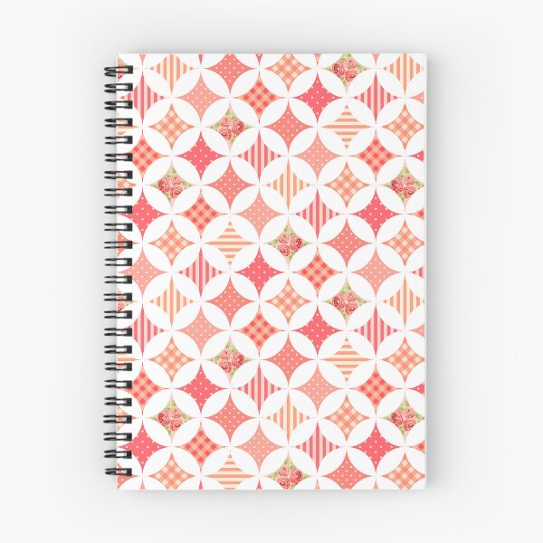 Item preview, Floral, Stripe and Spots on Pink Red Circle & Diamond Pattern designed and sold by TeeGeeTees.