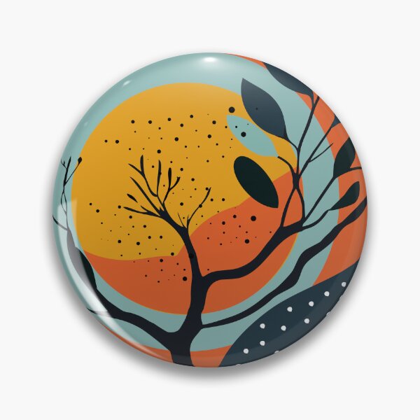 Item preview, tree illustrator sunrise designed and sold by Artist300DPI.