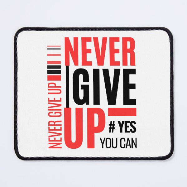 Item preview, Never Give Up Motivation T-Shirt | Inspirational Quote Typography Design designed and sold by Cool Tee World .