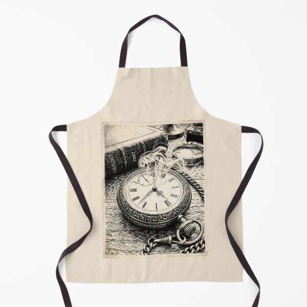Item preview, Vintage Pocket Watch Smoke Horology Book Sketch designed and sold by SplashTastic.