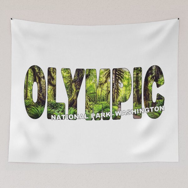 Item preview, OLYMPIC National Park Washington - Hall of Mosses Trail Forks USA designed and sold by Adam Gormley.