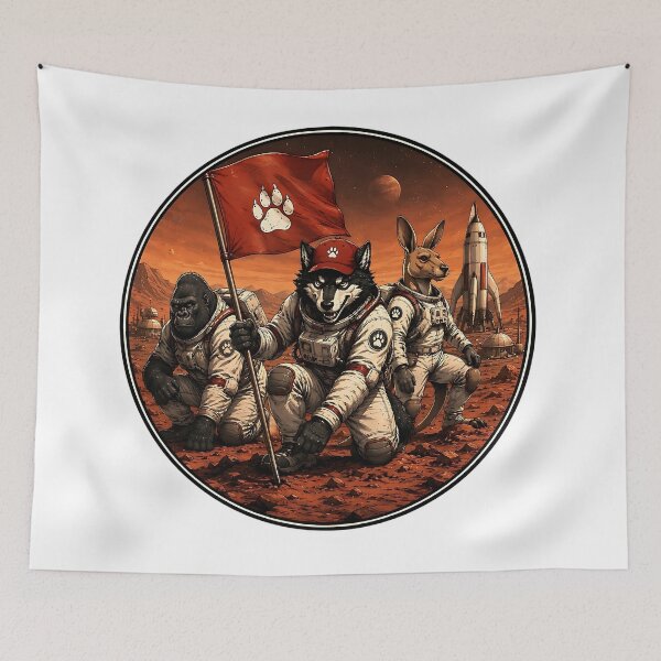 Item preview, The Red Planet Mission designed and sold by Mangurrian Shop.