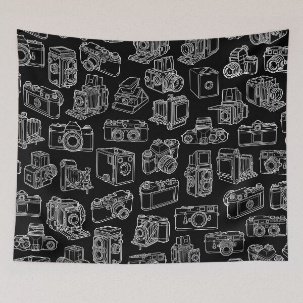 Item preview, Photographer Vintage Camera Photography Cameras Pattern designed and sold by GrandeDuc.